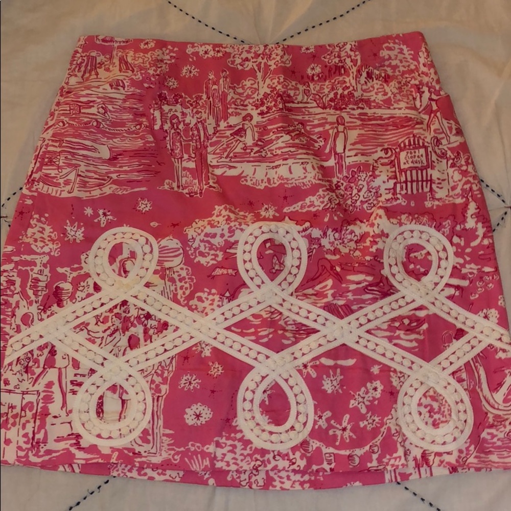 Lilly Pulitzer skirt pink size 0